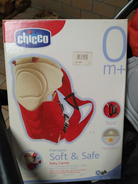 Marsúpio chico + Cadeira de bebé para mesa.