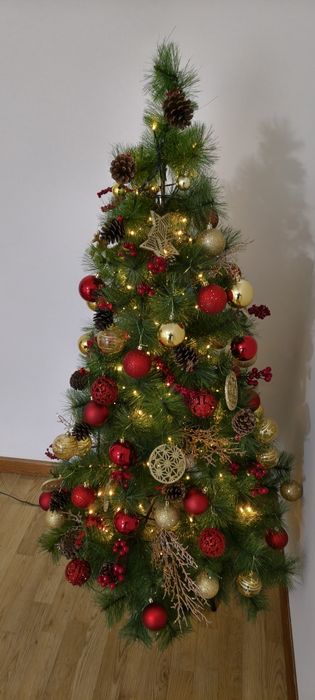 Árvore natal 1.20  toda decorada