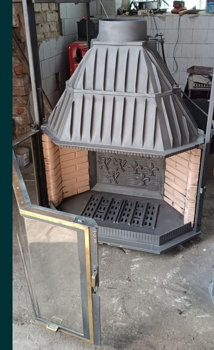 Камінні топки з Європи ..Чавунна топка вставка.каминная топка Les radi