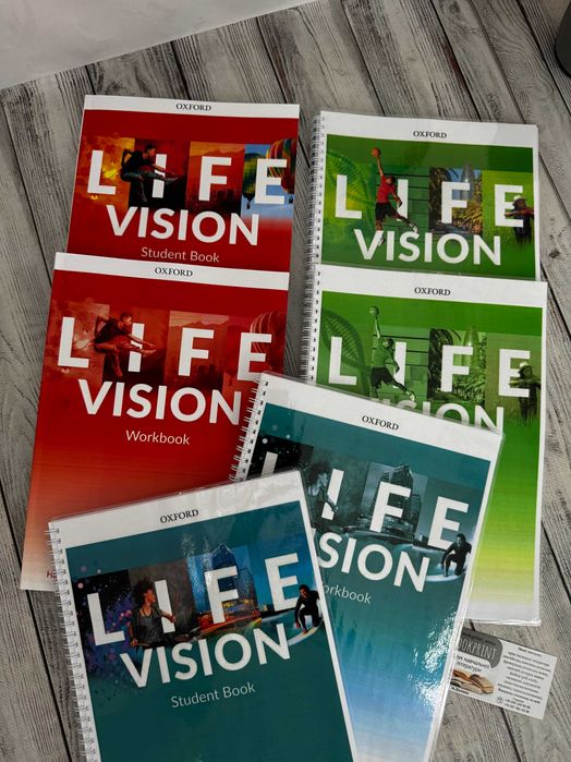 Life Vision Elementary, Pre-Intermediate, Intermediate, Intermediate Plus, Upper-Intermediate, Advanced