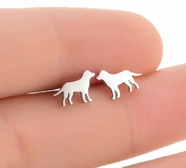 Brincos e pingentes em aço inoxidável