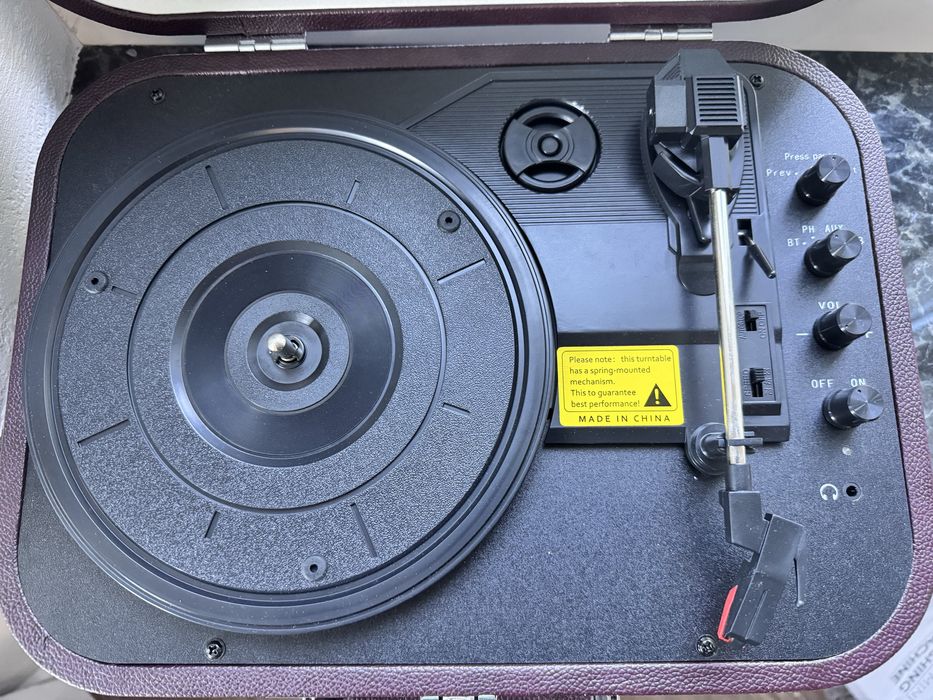 Вініловий програвач Voksun Marsala з Bluetooth та USB