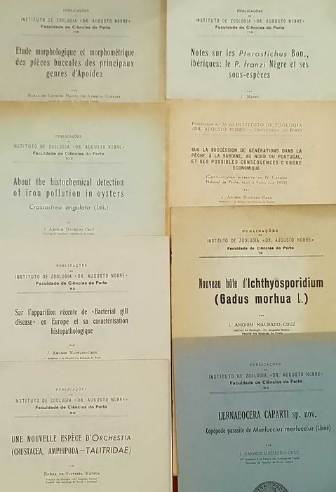 Instituto de Zoologia "Dr, Augusto Nobre" 1942/73 - 15 Unidades