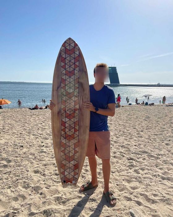 Prancha Surf 6' Madeira - Handmade