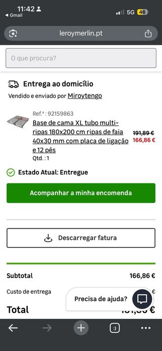 Estrutura de cama