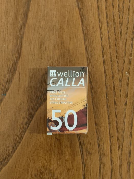 Tiras teste diabetes - wellion calla