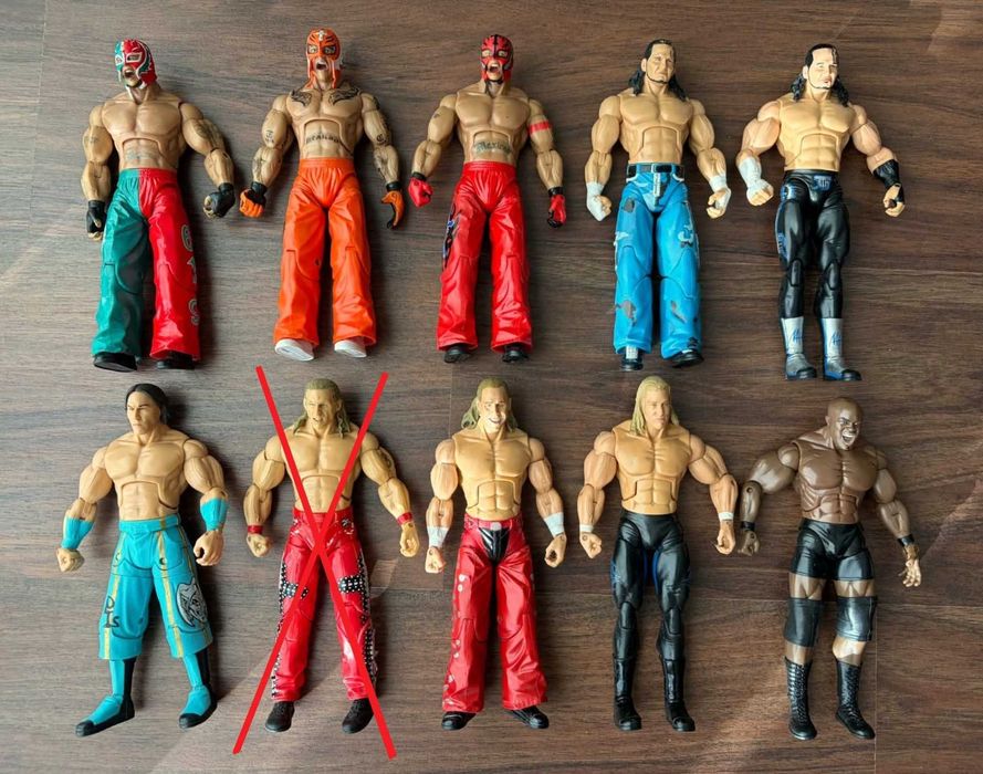 Bonecos wwe figuras wrestling ringue titulos cintos elite acessorios