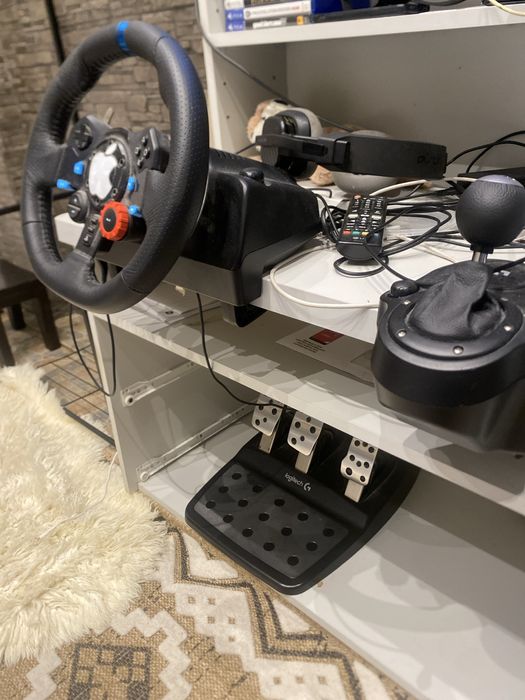 Voltante g29 e cambio