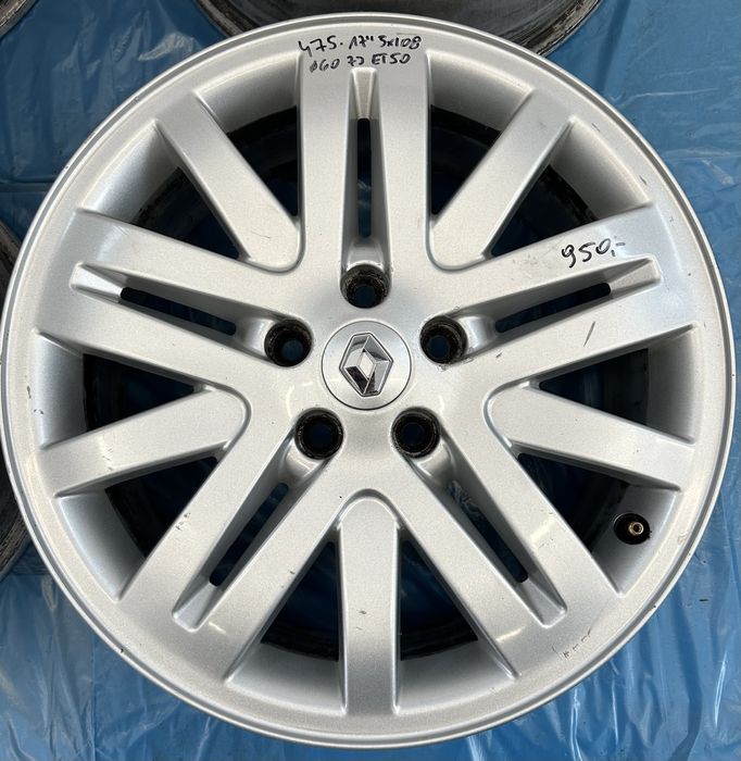 475 Felgi Aluminiowe Oryginał RENAULT R 17 5x108 otwór 60