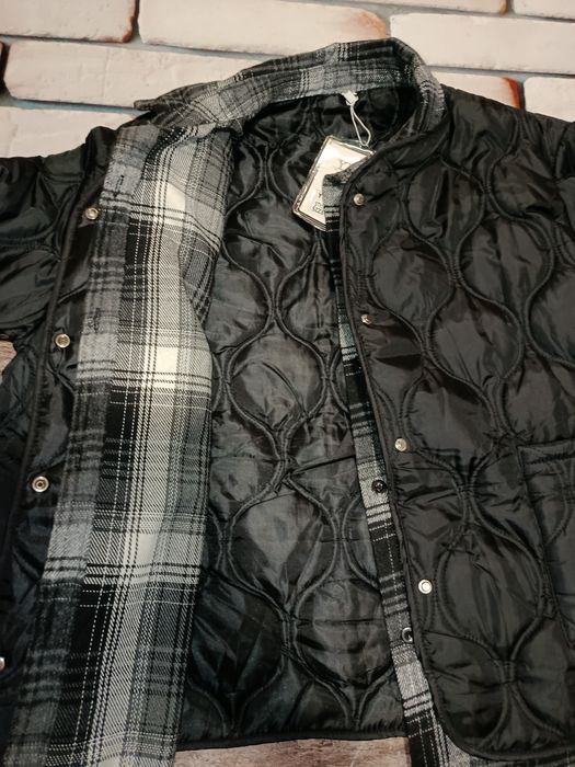 Куртка комбінована,стьобана , бомпер весна