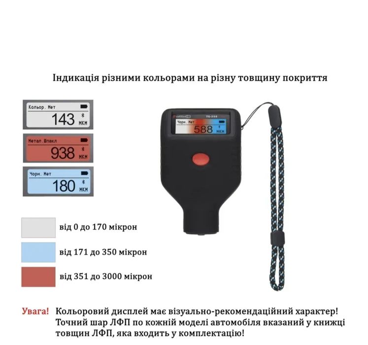 Товщиномір Profiline TG 588 Ultra