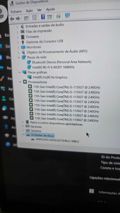 Portátil Tablet Lenovo Yoga Duet 7 Touch i5 8GB 512GB