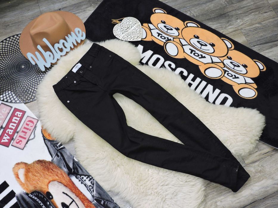 D-xel - czarne spodnie rurki r 152