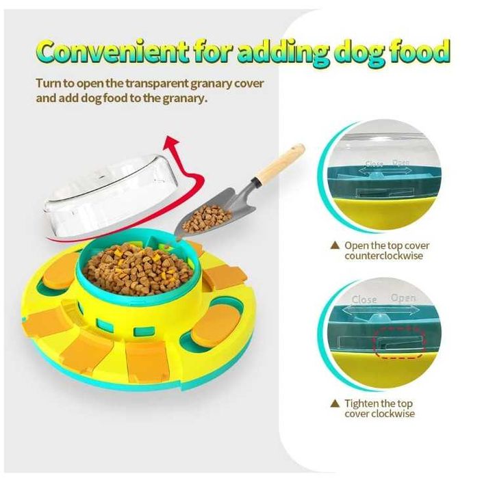 Dystrybutor karmy, interaktywna zabawka dla psa, trerning IQ CarOZEN