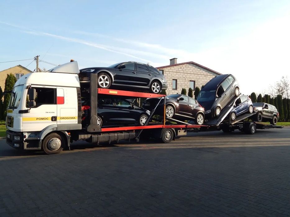 MAN 12.250  POMOC DROGOWA LOHR Autolaweta. Zestaw NA 6szt PRZYCZEPA NA 3szt