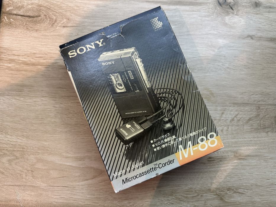 SONY M-88 microcassette-corder мікрокасетний диктафон