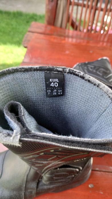 Мотоботи шкіряні, розмір наш 38