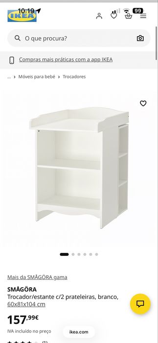 Trocador ikea smågöra