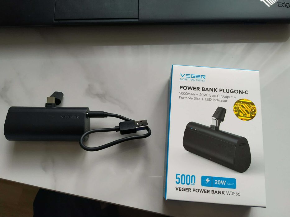 dwa powerbanki Veger model W0556