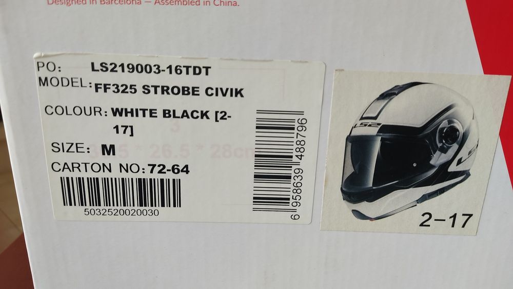 Capacete Modular LS2, tamanho M