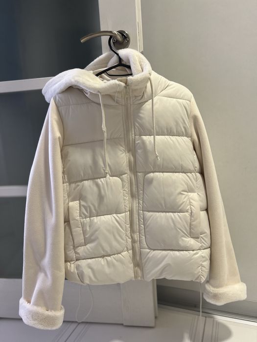 Біла куртка єврозима