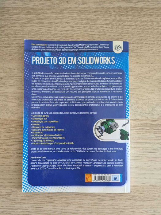 Projeto 3D em SolidWorks – Américo Costa (Como Novo)