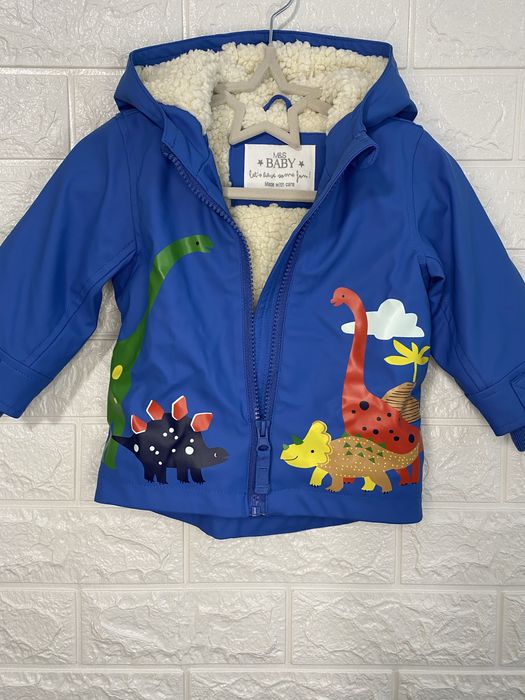 Дитяча демісезонна куртка M&S Baby з динозаврами