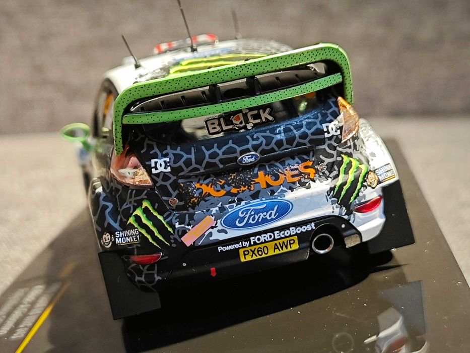 Miniature IXO 1/43 - Ford Fiesta WRC - Rallye Du Mexique 2012 - Bloc RAM507