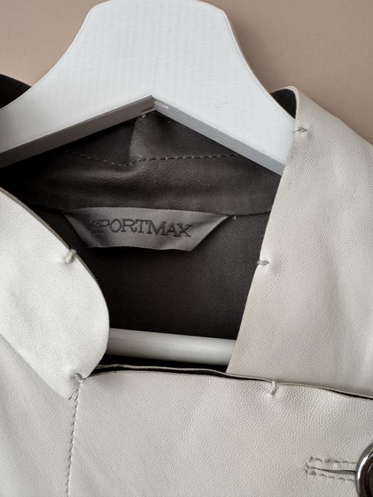 Max mara пальто шкіра