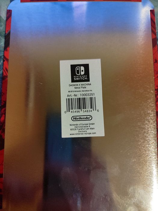 Daemon X Machina metal plate