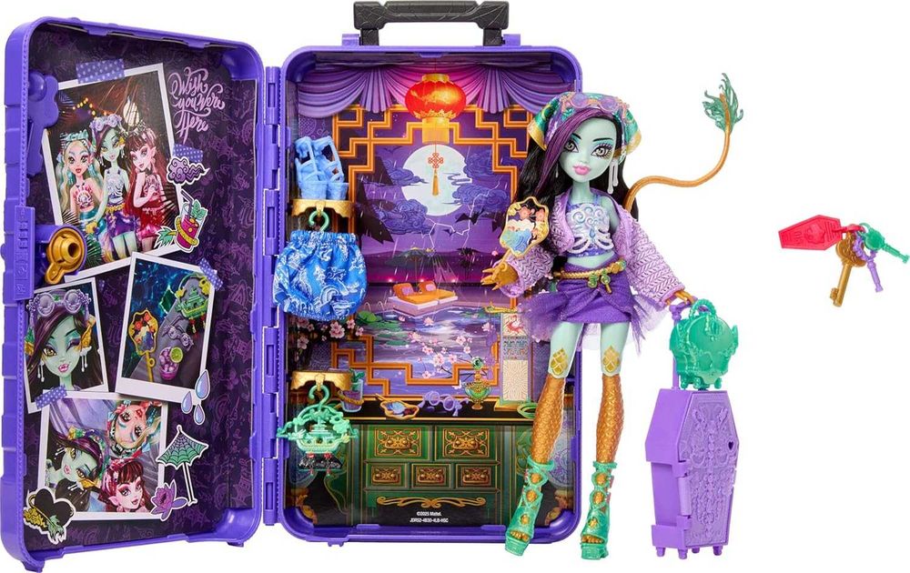 Monster High Secrets Jinafire Long Монстер Хай Джинафаєр Лонг Шафа Валіза