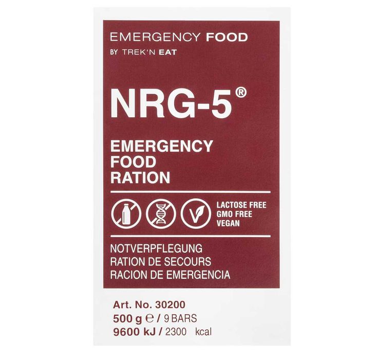 Військовий сухий пайок NRG-5 Emergency Food Ration