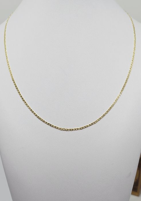 Złoty łańcuszek splot Gucci pełny próba 585 14k waga 2.50 g