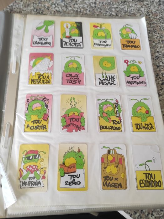 Capa de Cromos do Bollycao e Caderneta do Hugo 50% completa