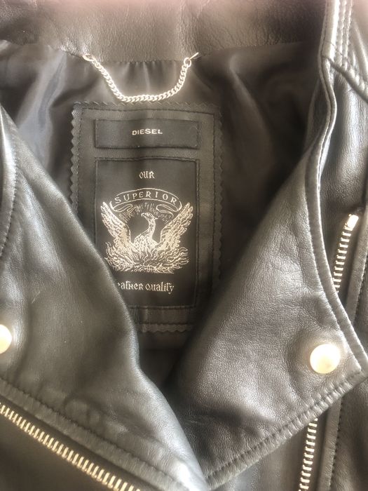 Шкіряна куртка, косуха жиноча Diesel S