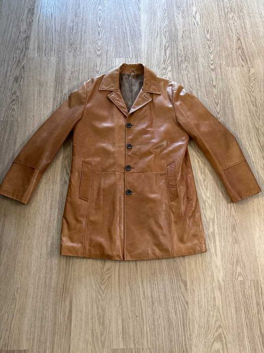 Płaszcz skórzany roz. 54-XL