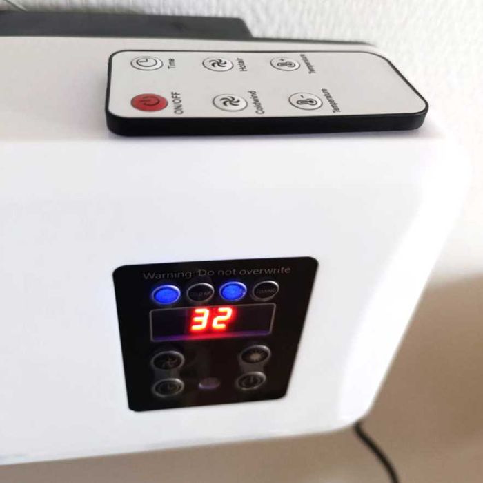 Обігрівач тепловентилятор підвісний дуйчик дуйка з пультом та сушаркою