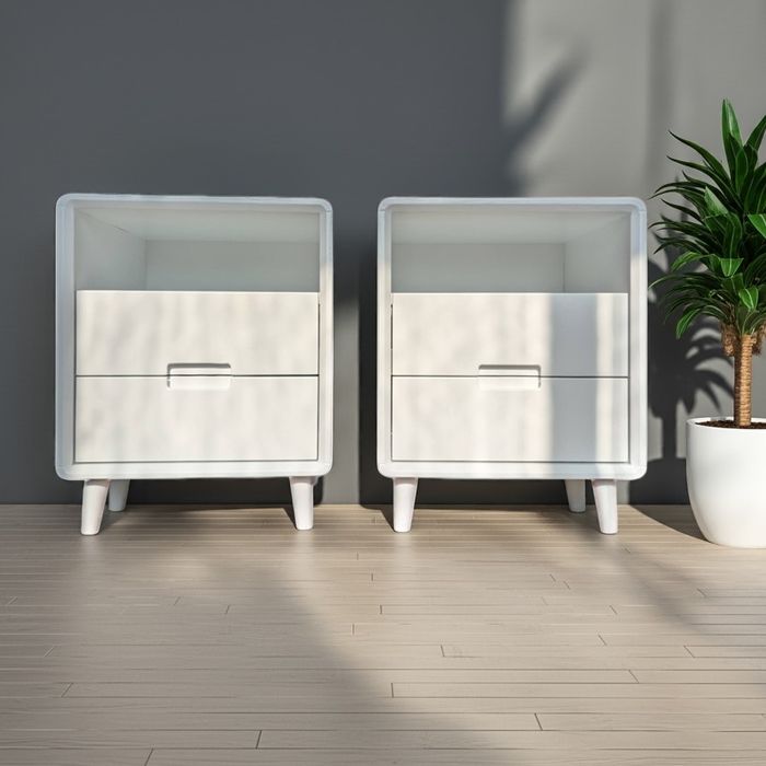 Приліжкова тумба з натуральної деревини / Якість надійність та стиль