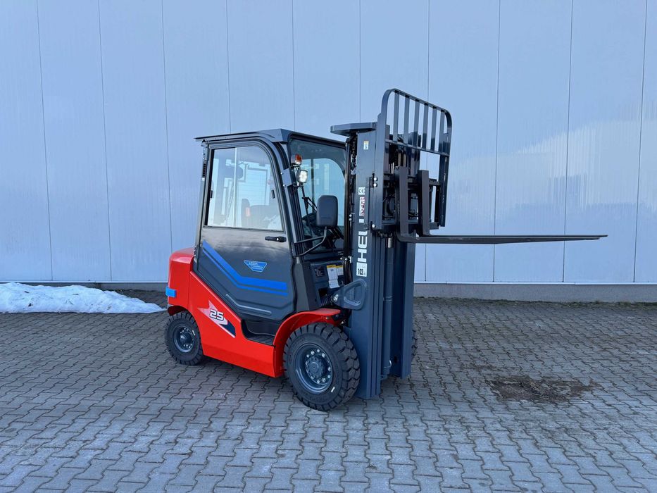 Wózek Widłowy Spalinowy Heli 2,5t 4,7m Pełna Kabina Diesel 2025-11
