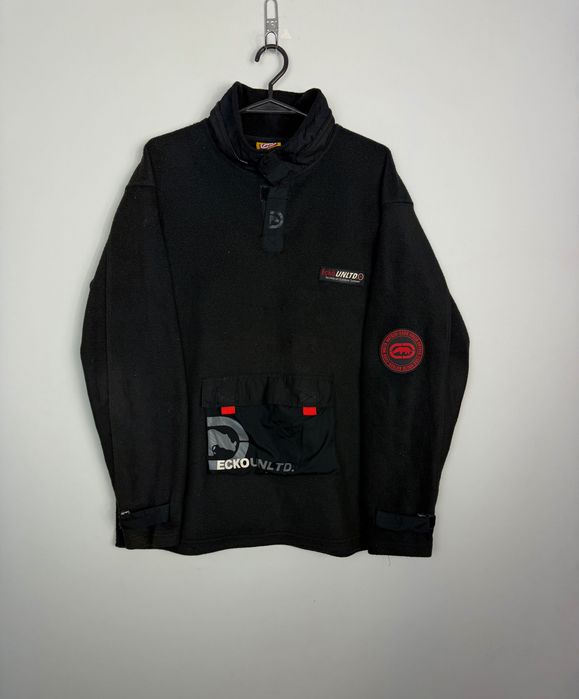 Polar Ecko Unltd. Anorak Fleece Black Hip Hop Rap