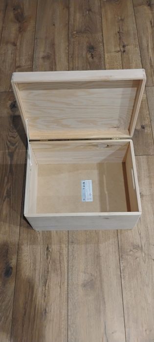 Drewniana skrzynia skrzynka nowa