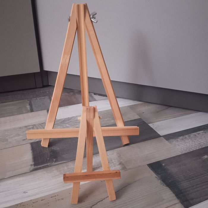 Komplet dwie mini sztalugi dwupak zestaw artystyczny