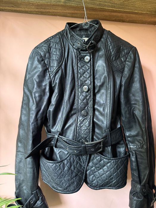 Шкіряна куртка Burberry