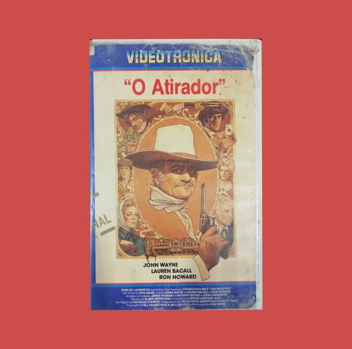 Movie "The Shooter" in original VHS format, 1976