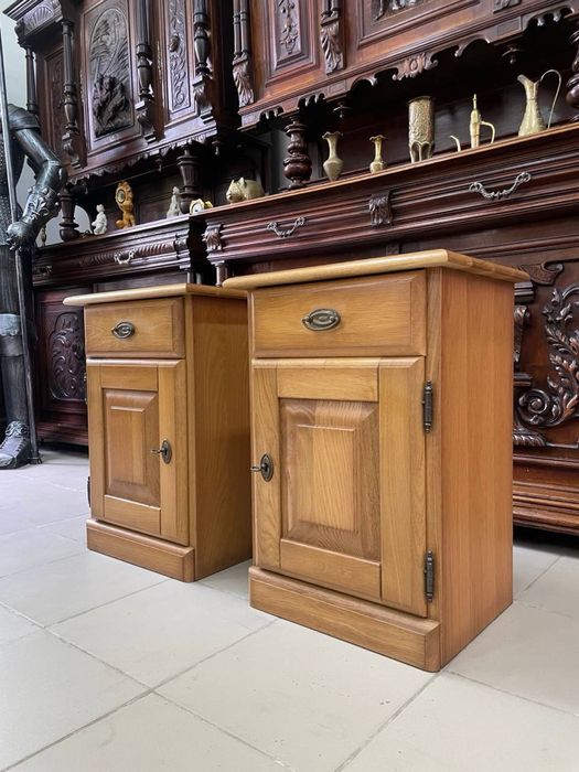 Ліжко дерево кровать дуб 3059 тумба приліжкова 3060