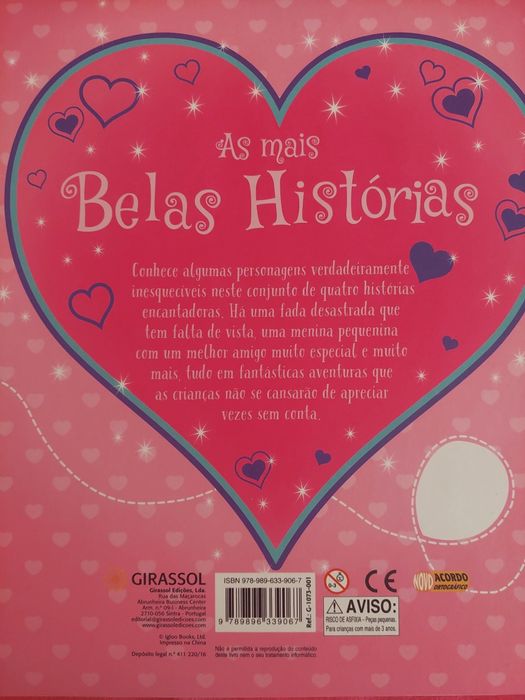 Livro infantil As mais belas histórias