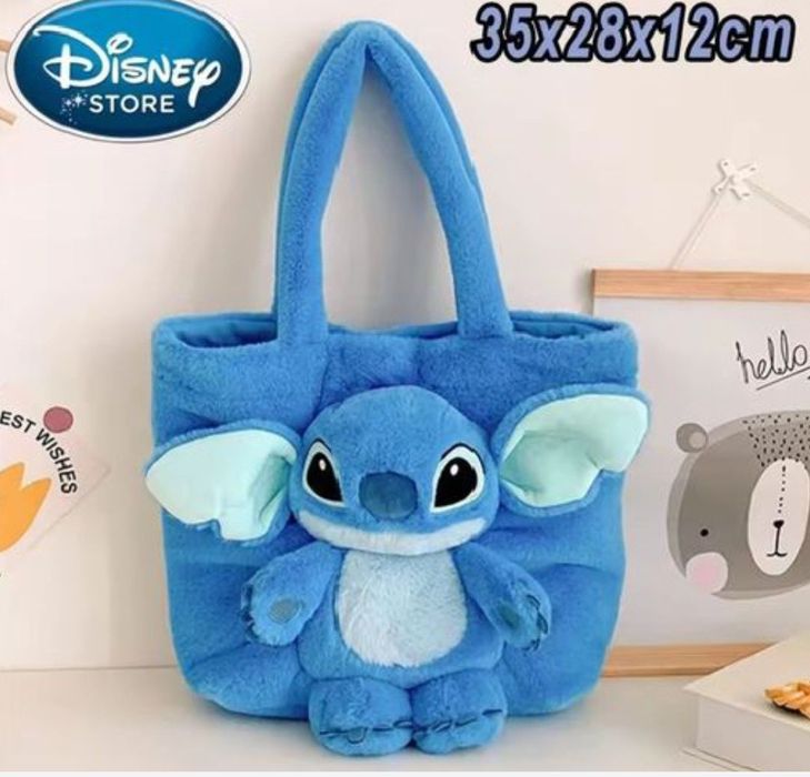 Stich Disney Стіч стильна сумочка з хутром і довгою ручкою