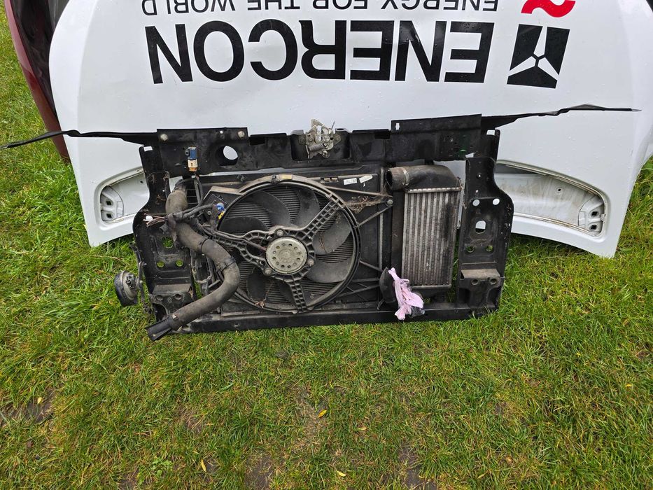 pas przód kompletny chłodnice Fiat 500 , Fiat 500 lift