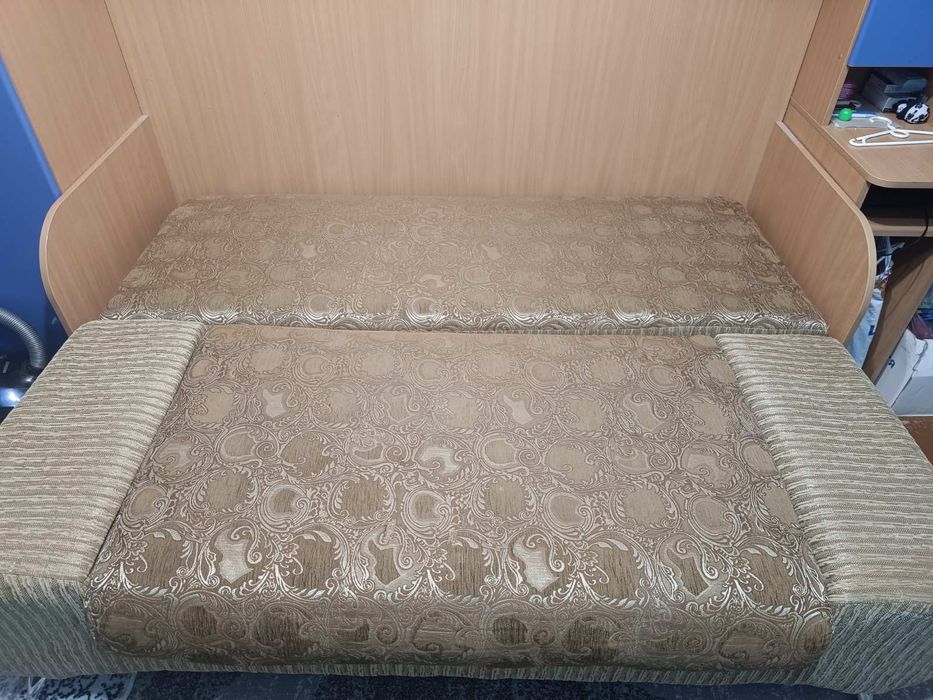 Диван розкладний з нішою для постільної білизни ліжко софа