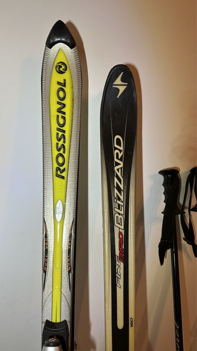 Narty Rossignol i Blizzard + kije zestaw